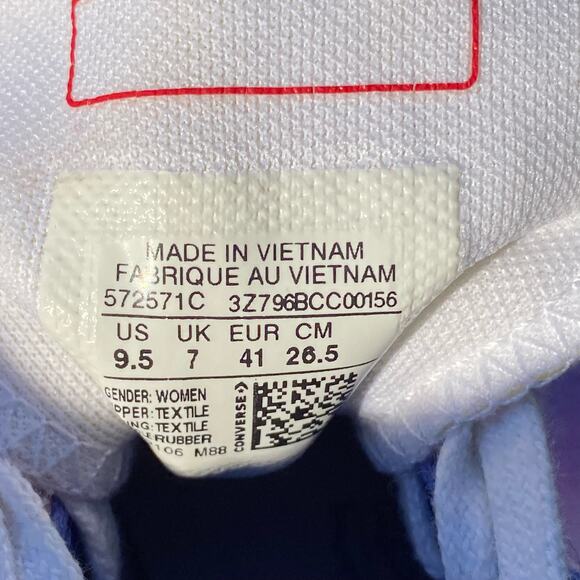 Converse Run Star Hike Storm Pink Hi  Platform Sneaker Shoe Women's Sz: 9.5 - Picture 16 of 16